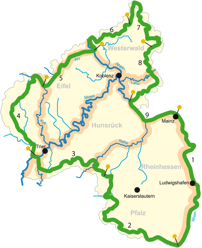 Le tour cycliste de Rhénanie-Palatinat
